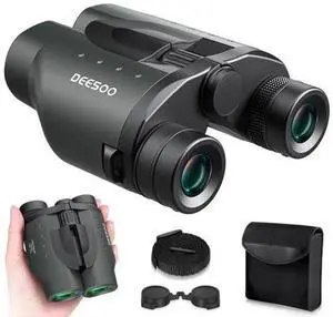 25x32 Binoculars for Adults Kids Compact - DEESOO High Powered Bird Watching Binoculars Lightweight Small Size for Hunting Traveling Sports Hiking Gift for Men Women 25x32 Binoculars for Adults Kids Compact - DEESOO High Powered Bird Watching Binoculars Lightweight Small Size for Hunting Traveling Sports Hiking Gift for Men Women
