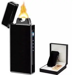 Electric Lighter Plasma Rechargeable with LED Battery Indicator Strong Flame, USB Convenient Charging, Windproof Lighter OutdoorBlack Electric Lighter Plasma Rechargeable with LED Battery Indicator Strong Flame, USB Convenient Charging, Windproof Lighter OutdoorBlack