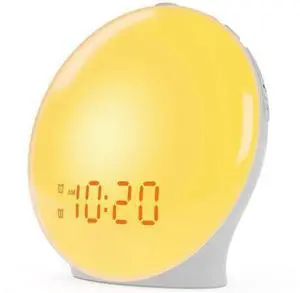 Wake Up Light Sunrise Alarm Clock for Kids, Heavy Sleepers, Bedroom, with Sunrise Simulation, Sleep Aid, Dual Alarms, FM Radio, Snooze, Nightlight, Daylight, 7 Colors, 7 Natural Sounds, Ideal for Gift Wake Up Light Sunrise Alarm Clock for Kids, Heavy Sleepers, Bedroom, with Sunrise Simulation, Sleep Aid, Dual Alarms, FM Radio, Snooze, Nightlight, Daylight, 7 Colors, 7 Natural Sounds, Ideal for Gift