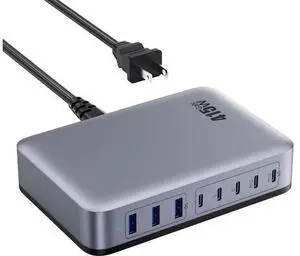 USB C Charger 415W USB C Charger Block 8-Ports GaN IV Fast Charging Station Hub Dual PD 100W Laptop Charger Adapter for MacBook Pro/Air/iPad/iPhone16/15/14/ Watch/DELL/Samsung for Home Office USB C Charger 415W USB C Charger Block 8-Ports GaN IV Fast Charging Station Hub Dual PD 100W Laptop Charger Adapter for MacBook Pro/Air/iPad/iPhone16/15/14/ Watch/DELL/Samsung for Home Office