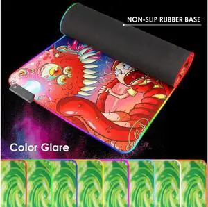 RGB Gaming Mouse Pad Large - Soft RGB Mouse Mat Oversize Glowing Led Extended Mousepad USB Powered Computer Keyboard Mouse Pad Lighted PC Gaming Mouse mat with Non-Slip Rubber Base 90×40CM RGB Gaming Mouse Pad Large - Soft RGB Mouse Mat Oversize Glowing Led Extended Mousepad USB Powered Computer Keyboard Mouse Pad Lighted PC Gaming Mouse mat with Non-Slip Rubber Base 90×40CM