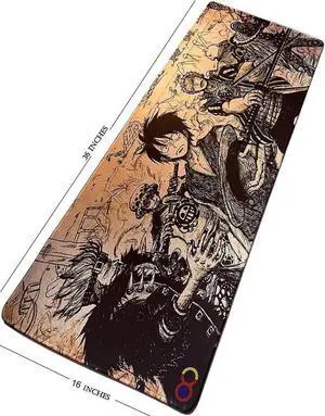 Anime One Piece Mouse Pad,Extended Gaming Mouse Pad with Stitched Edges, Large Mouse pad with Non-Slip Rubber Base for Work & Gaming, Office & Home, 35.4x15.7inch Anime One Piece Mouse Pad,Extended Gaming Mouse Pad with Stitched Edges, Large Mouse pad with Non-Slip Rubber Base for Work & Gaming, Office & Home, 35.4x15.7inch