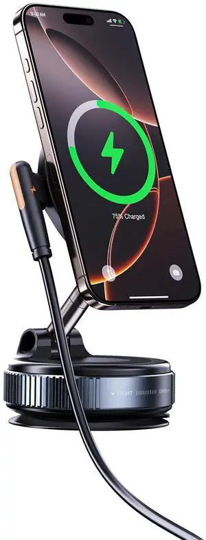 X68w Charging Car Magnetic Phone Holder 360 Degree Rotating Magnetic Vacuum Suction Phone Mount Holder for All Phones X68w Charging Car Magnetic Phone Holder 360 Degree Rotating Magnetic Vacuum Suction Phone Mount Holder for All Phones