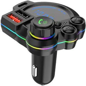 QC3.0 PD20W Fast Charging USB Car Charger Multi-Function Stereo Sound U Disk P22 Car BT MP3 Player with FM Transmitter QC3.0 PD20W Fast Charging USB Car Charger Multi-Function Stereo Sound U Disk P22 Car BT MP3 Player with FM Transmitter