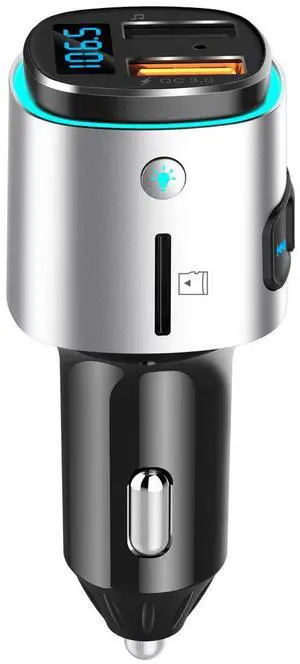 Dual USB Car Charger QC3.0 Car Kit FM Transmitter Portable Hands-Free MP3 Player Fast Charging Dual USB Car Charger QC3.0 Car Kit FM Transmitter Portable Hands-Free MP3 Player Fast Charging