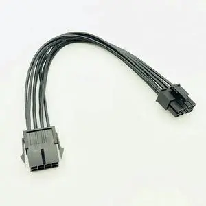 FOR 8Pin CPU Power Cable 8 Pin PCI-E to 8 Pin ATX EPS Male to Female PSU Motherboard Power Supply Extension Adapter Cable 20cm 18AWG