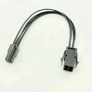 FOR 4Pin PC Cable CPU Power Supply Extension Cord Cable Desktop 4 Pin 4P ATX Power Male to Female Connector Cable 20cm UL 18AWG Wire