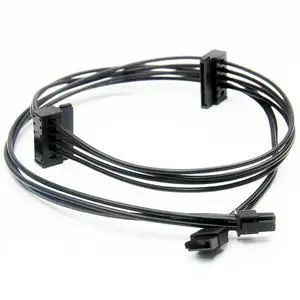 FOR Computer Cable & Connectors for M710s Power Cable 4Pin to 2 SATA 15pin +6pin SATA CD-ROM Interface Connector Cable