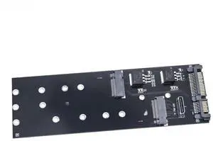FOR M2 SSD Adapter M.2 SATA B Key to SATA + M.2 NVME M Key to SFF-8611 Oculink Expansion Card Riser for 2230 2242 2260 2280 NGFF SSD