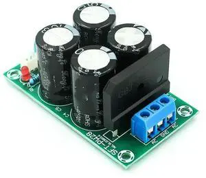 PW28 Dual Power Filter Power Amplifier Board Rectifier High Current 25A Flat Bridge Unregulated Power Supply Board DIY