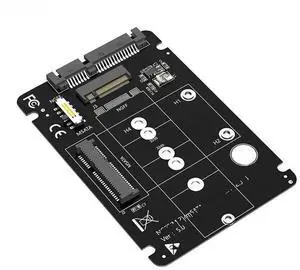 FOR M.2 NGFF mSATA SSD to SATA 3.0 2.5inch Adapter M2 SATA SSD mSATA SSD Converter Riser Card For PC Laptop Add On Cards Up to 6Gbps