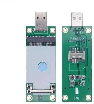 FOR Mini PCIE to USB2.0 Network Adapter with 6/8Pin SIM Card Slot Support 3G 4G WWAN LTE Module Mini PCI-E to USB Riser Board for PC