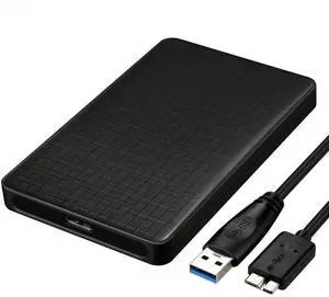 FOR 2.5inch USB 3.0 SATA Hd Box HDD Drive External HDD Enclosure Black Tool Free 5 Gbps Support UASP for 7mm/9.5mm 2.5 inch SATA SSD