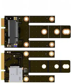 FOR Mini PCIe to NGFF M.2 Key B Converter Wireless Wifi Ethernet Extend Card Network Adapter -compatible Module M2 to mPCIE