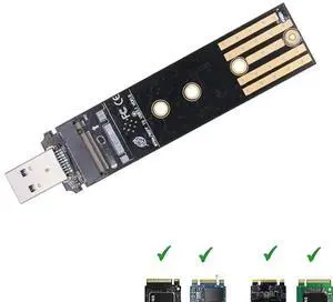 FOR M.2 to USB 3.0 Dual Protocol SSD Board M.2 NVME PCIe NGFF SATA M2 SSD Adapter for 2230 2242 2260 2280 NVME/SATA M.2 SSD RTL9210B