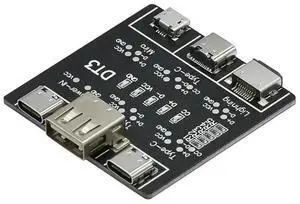 USB Data Cable On-Off Detection Board Micro Type-C Port DT3 USB Cable Tester Fast Detect ghtweight
