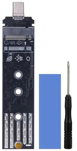 FOR Dual Protocol M2 to USB C / USB 3.0 Adapter Converter for M/B+M Key NVME SSD B+M Key NGFF M.2 SATA SSD USB Type C Riser RTL9210B