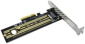 FOR NVME PCIE Adapter M.2 Expansion Card 64Gbps PCIe4.0 X4 Gen4 M-key for 2230 2242 2260 2280 22110 M.2 SSD M.2 NVME to PCIE Adapter