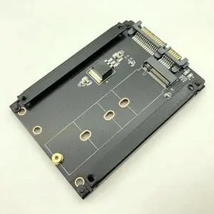 FOR Metal Case B+M Key M.2 NGFF SSD To 2.5 SATA 6Gb/s Adapter Card With Enclosure Socket M2 NGFF Adapter W/ 5 Screw M.2 SATA Adapter
