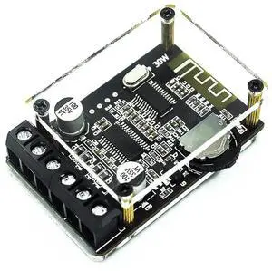 10W/15W/20W/30W/40W Stereo Power Amplifier Board 12V/24V High Power Digital Amplifier Module XY-P15W