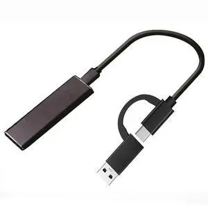 FOR M.2 SSD Enclosure Aluminum Case M2 to USB3.1 Type C External SSD Box for M/B+M Key 2230 2242 2260 2280 M2 SATA NVMe PCIe SSD