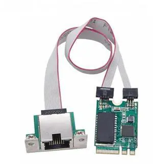 FOR M.2 A+E Gigabit Ethernet Network Card M2 to RJ45 COM Port Lan Adapter 10/100/1000Mbps Network Adapter RTL8111H/RTL8111F Chip