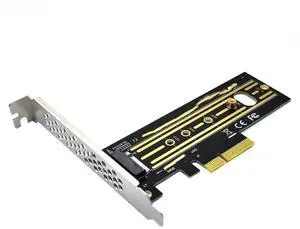 FOR M.2 PCIe to NVMe Adapter 64Gbps PCIe4.0 X4 Gen4 M-key NVME PCIE Adapter M.2 Expansion Card for 2230/2242/2260/2280/22110 M.2 SSD