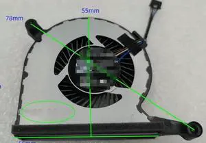 FOR NS55B00-17E11 6033B0058501 FK6B DFS400705PU0T 6033B0058401 Cooling Fan Cooler Radiator for HSN-IXO1 Dock 120W G2
