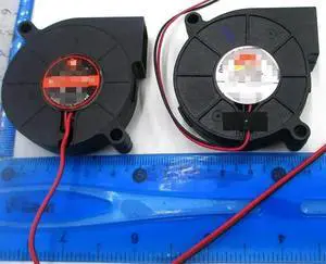 FOR 5pcs 3D Printer 5015 5v 0.2A 12V 0.4A Sleeve Bearing Brushless Fan centrifugal for DC Cooling Turbo fan 50x50x15mm