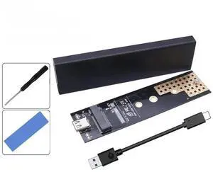 FOR Dual Protocol M2 SSD Case Enclosure NVMe SATA NGFF M.2 SSD Box USB 3.1 10Gbps for External Hard Drive M/B+M Key M.2 SSD RTL9210B