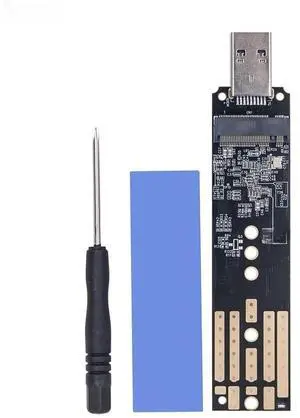 FOR Dual Protocol M.2 SATA/NVME SSD Adapter Convert Card Board JMS581DL Chip M2 to USB 3.1 Type-A Support 2230 2242 2260 2280 M2 SSD