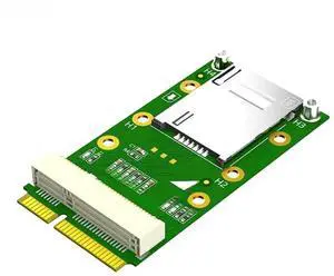 FOR Mini PCIE 3G/4G Module to Mini PCI Express Adapter + Self Elastic SIM Card Holder Slot Supports WWAN LTE GPS Mini PCI-E Card