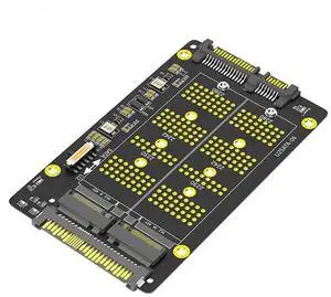 FOR M2 SSD Adapter M.2 NVME M Key to U.2 SFF-8639 M.2 SATA B Key to SATA2.0 2.5" Converter Board Supports 2230 2242 2260 2280 M2 SSD