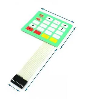 1*2 3 4 5 Key Button Membrane Switch 3*4 4X5 Matrix Array Keyboard 1X6 Keypad with LED Control Panel Pad DIY Kit