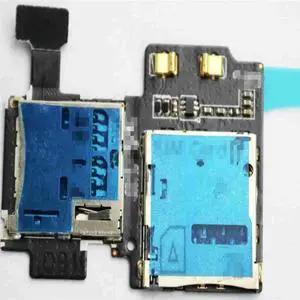 S4 i9500 SIM Card Holder Slot and MicroSD Memory Card Reader Contact Replacement