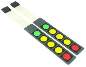 1 2 3 4 5 Key Button Membrane Switch Matrix Array Keyboard Keypad Control Panel Pad DIY Kit