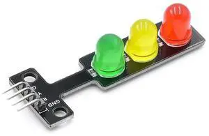 Mini 5V Traffic Light LED Display Module Red Yellow Green 5mm LED Mini-Traffic Light Traffic Light System Model
