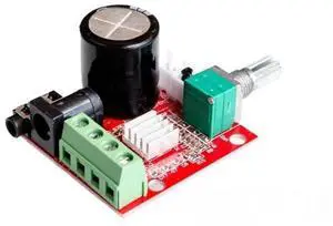 12V Mini Hi-Fi PAM8610 Audio Stereo Amplifier Board 2X10W Dual Channel D Class Lowest