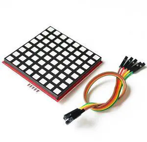 LED Full Color Dot Matrix RGB LED Display Screen Board 8*8 Dot Matrix Module Pi 3/2/B+ 8x8 RPI-RGB-LED-Matrix