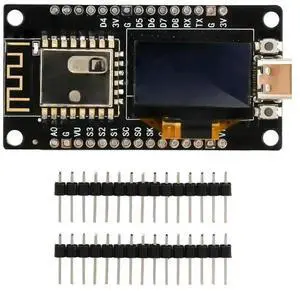 8266 papan pengembangan dengan Display OLED 0.96 inci CH340G -12F modul WiFi TYPE-C USB UNTUK 8266 papan pengembangan dengan Display OLED 0.96 inci CH340G -12F modul WiFi TYPE-C USB UNTUK