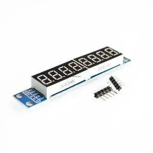 7219 CWG 8-Digit Digital Tube Display Control Module Red Three IO