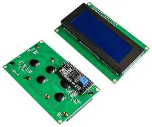 1PCS LCD2004+I2C 2004 20x4 2004A blue screen HD44780 Character LCD /w IIC/I2C Serial Interface Adapter Module 1PCS LCD2004+I2C 2004 20x4 2004A blue screen HD44780 Character LCD /w IIC/I2C Serial Interface Adapter Module