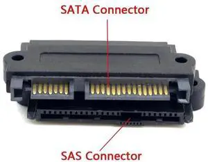 SAS to SATA Adapter SFF-8482 29Pin SAS Hard Disk Drive to Motherboard SATA 22Pin Converter Adapter