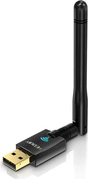 USB Wifi Adapter for PC, 600Mbps USB Wi-fi Dongle 802.11ac Wireless Network Adapter with Dual Band 2.4GHz/5Ghz High Gain Antenna for Desktop Laptop support Windows XP/Vista/7/8.1/10 Mac 10.7-10.15
