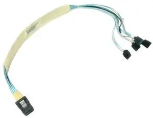 FOR 0HJ6F0 FOR C6100 C6220 Mini-SAS To 4X SATA Cable Mini SAS To 4 SAS FOR 9260-8i Array Card HJ6F0 CN-0HJ6F0
