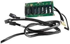 FOR 46W9187 94Y7751 FOR X3500 M4 X3650 M4 Server 8-Disk Backplane Upgrade Kit With Cable 8 Bay 8X2.5 " HS SAS SATA HDD