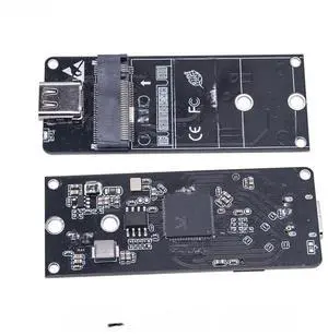 FOR USB 3.2 GEN2*2 20Gbps M2 SSD Adapter Dual Protocol M.2 NVME M Key / M.2 SATA B/B+M Key to TYPE C Riser Board RTL9220 Chip for PC