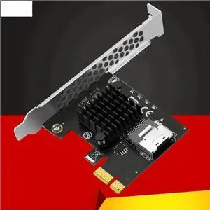 FOR Chia PCIe to Mini SAS 8087 4 Port SATA 3 6Gb SSD Adapter PCI-e PCI Express X1 Controller Expansion Card Riser Add On Card