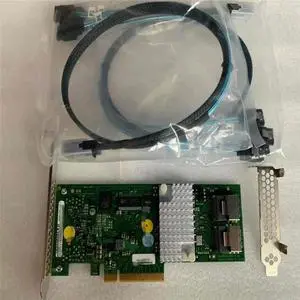 FOR 9211-8i IT mode D2607 SAS2008 SAS/SATA .HBA JBOD =9211-8I + 2pcs 8087 cables