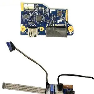E550 E550C NS-A221 USB -IN jack power interface board with cable 00HT632 NBX0001AJ10 02C005310